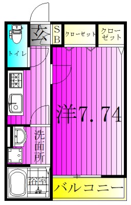 MQuarto柏Ⅱ 間取り図