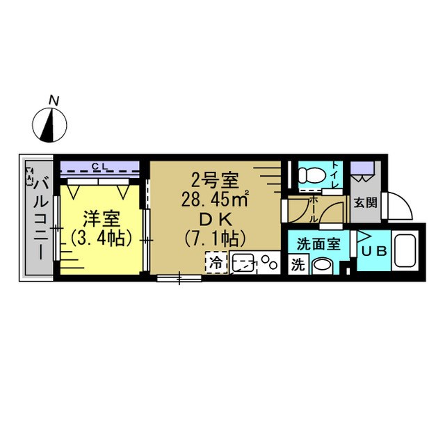 AJ北小金09 間取り図