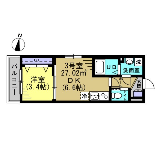 AJ北小金09 間取り図