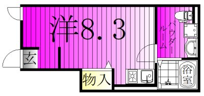 MQuarto梅郷Ⅰ 101号室 間取り