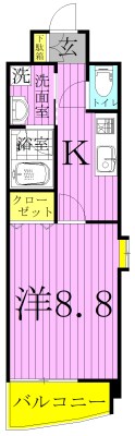 ノートル・レーヴ井上 302号室 間取り