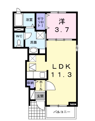 ブライトン　ハウス 104号室 間取り