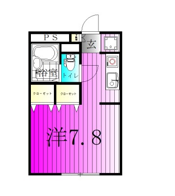 ロミオ＆ジュリエット１ 303号室 間取り