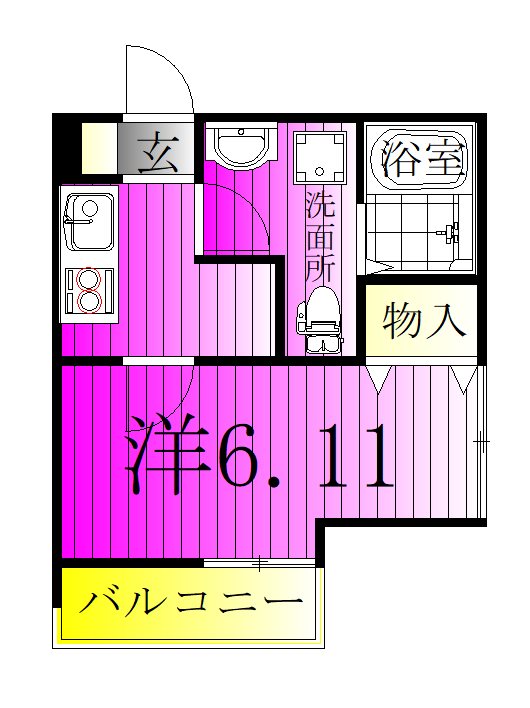 ＮＳＧＡＴＥ亀有 間取り図