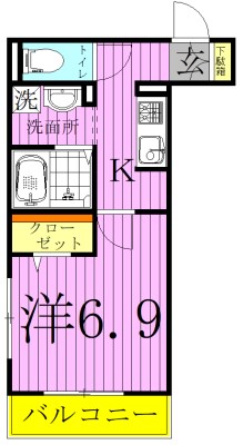 ソレアード（皿沼） 間取り図