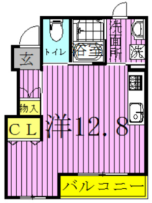 CASTLLO（カスティージョ） 102号室 間取り