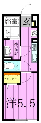 グレイス高野2  間取り図
