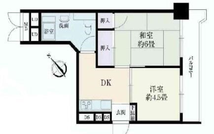 東和緑野ダイヤモンドマンション  間取り図