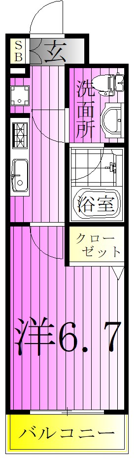 ＡＺＥＳＴ亀有Ⅱ  間取り図