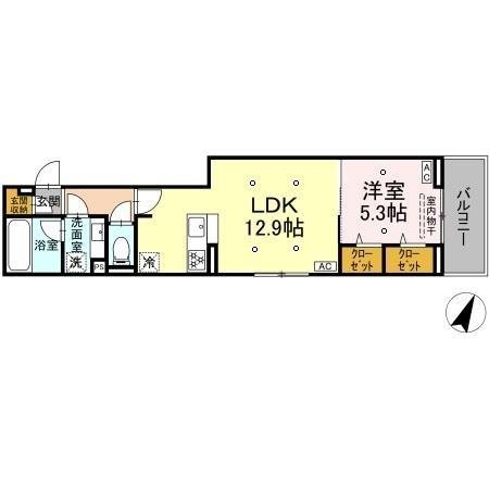 コニフェールⅡ 302号室 間取り