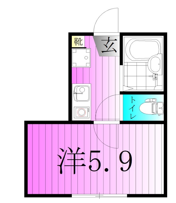 FERIO金町 間取り図