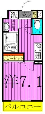 ｕｎ　ｄｅｕｘ　ｔｒｏｉｓ 間取り図