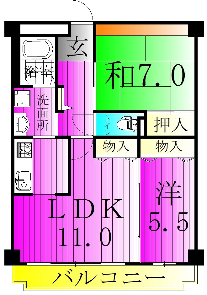 フレール堀切３ 間取り図