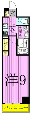 アルテカーサアリビエ東京イースト  間取り図