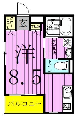 エクレーレ舜プリモ 間取り図