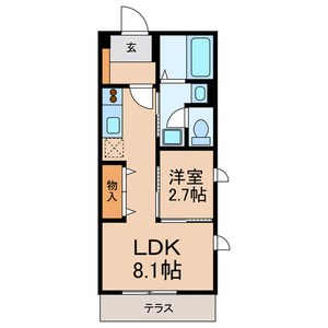 ハイム　アコード 101号室 間取り