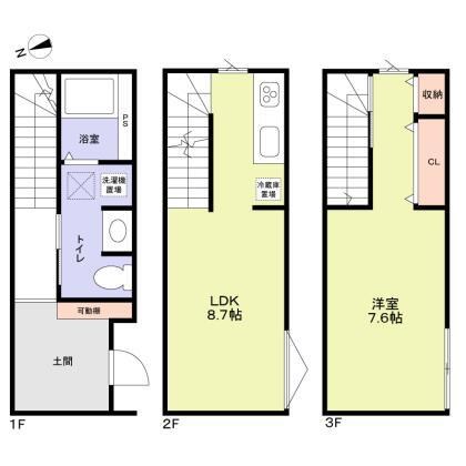 Triplet町屋 間取り図