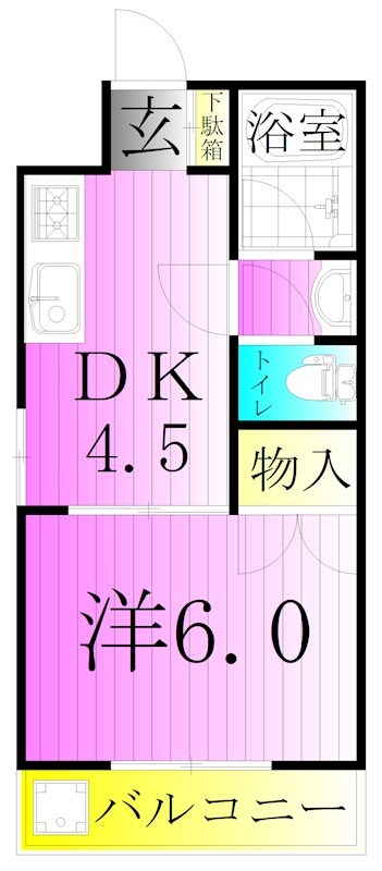 イカリハイツ 間取り図