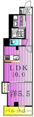 ル・レーヴ 間取り図