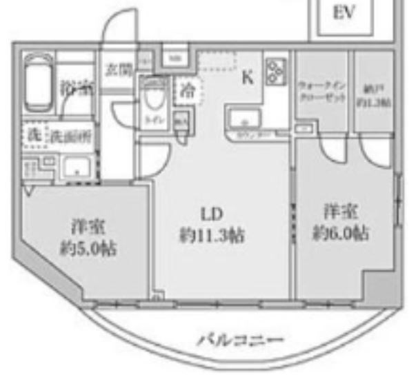 東京都足立区鹿浜４丁目 間取り