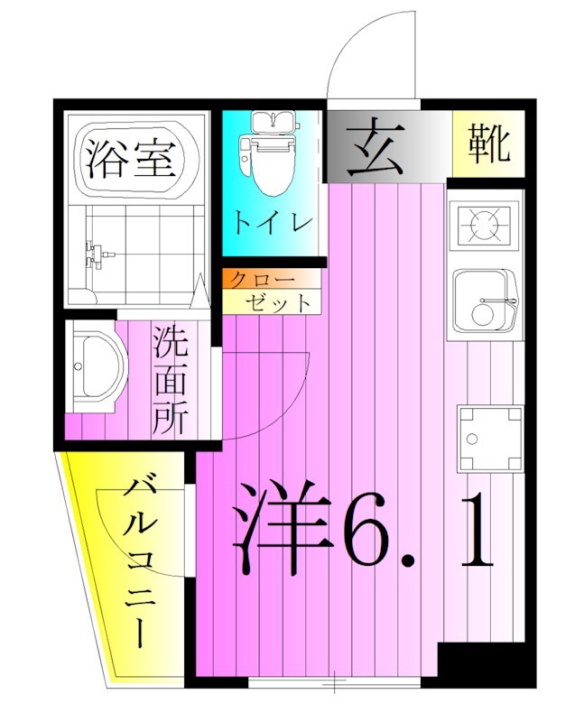 ＡＱリーフィア堀切 間取り図