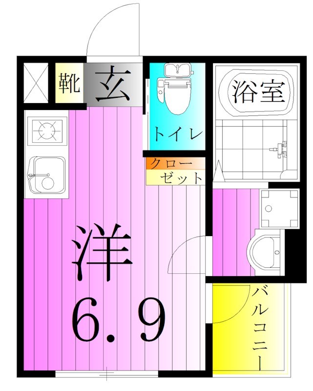 ＡＱリーフィア堀切 間取り図