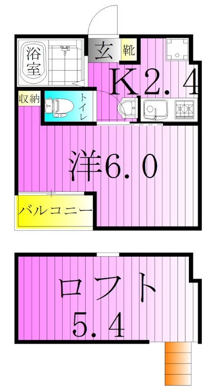 ＡＴ　ＥＡＳＥ東日暮里 間取り図