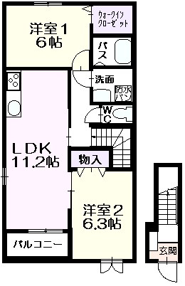ヒカリレジデンスⅡ 間取り図