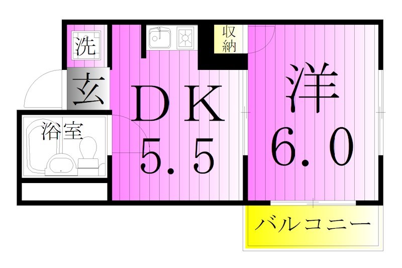 フェリース元町  間取り図