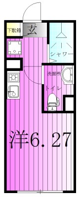 Libo　北千住 間取り図