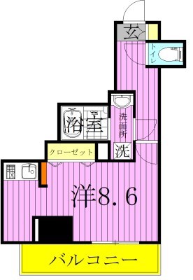 プレール・ドゥーク梅島 間取り図