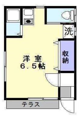 コーポ松戸 101号室 間取り