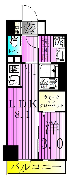 HF北千住レジデンス 間取り図