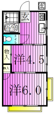 タイムズマンション 間取り図