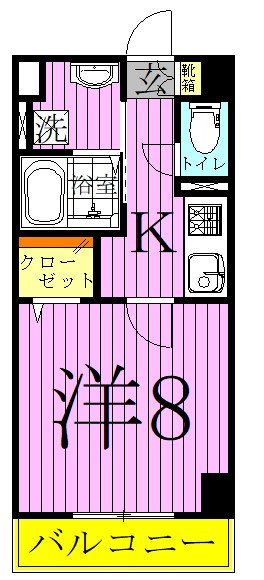 コーラル　ブルー 間取り図