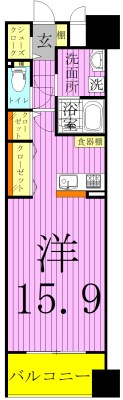 ロイヤルパークスシーサー南千住 間取り図