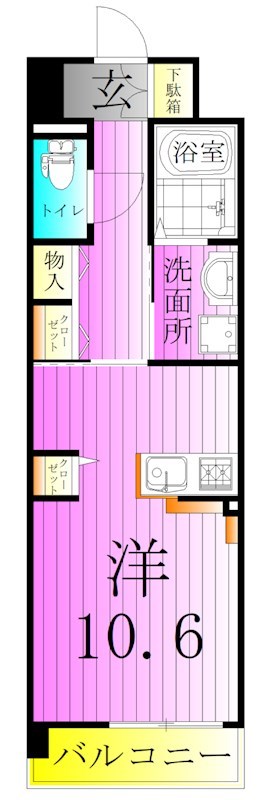 プラシード（扇） 間取り図