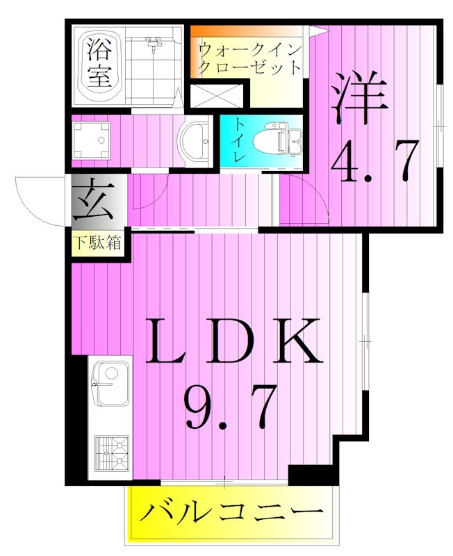 セレスティア青井 間取り図