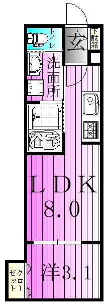 k1 apartments 間取り図