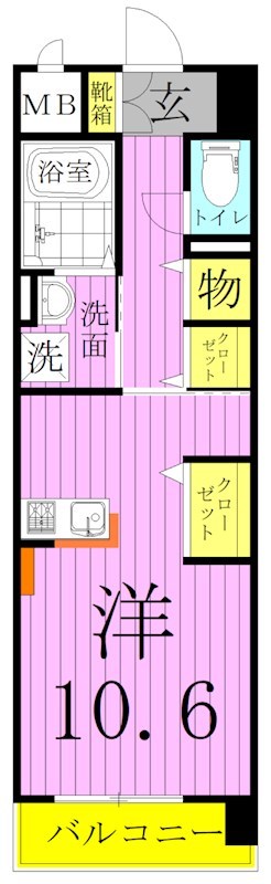 プラシード（扇） 間取り図
