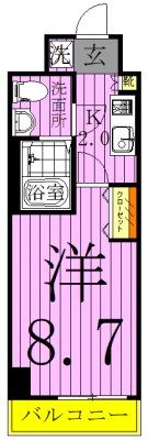 アスール亀有 間取り図