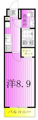 アルファコート北綾瀬2 間取り図