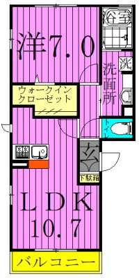 サニーコーポラス 間取り図