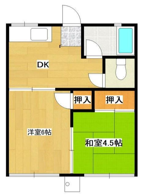 ステップ初富 101号室 間取り