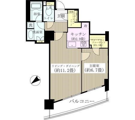 マークスタワー 間取り図