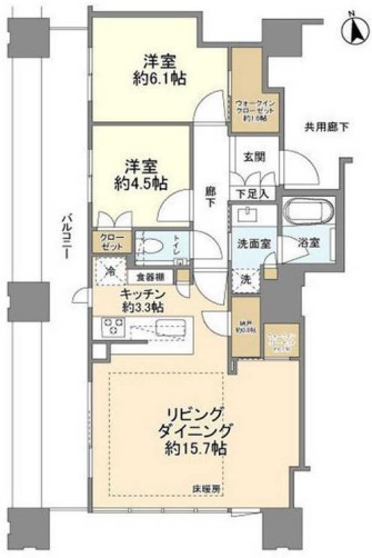 千住ザ・タワー 間取り図