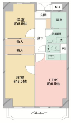 グランコスモＵ  間取り図