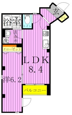 ホワイトコート 間取り図