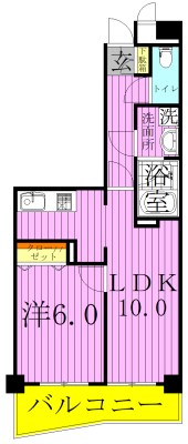 ビエラコート綾瀬 間取り図