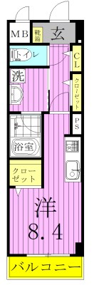 シャトレエレガン 間取り図